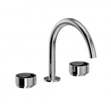 Rohl EC08D3IWAPC - Eclissi™ Widespread Lavatory Faucet With C-Spout