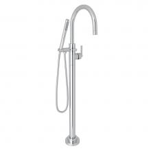 Rohl M2287LMAPC/TO - Lombardia® Single Hole Floor Mount Tub Filler Trim