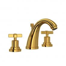 Rohl A1208XMULB-2 - Lombardia® Widespread Lavatory Faucet With C-Spout