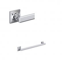 Rohl AP25WTB18APC - Apothecary™ 18'' Towel Bar