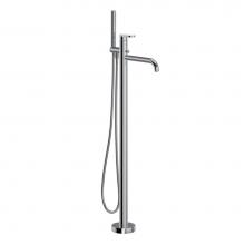 Rohl MI05F1BLAPC - Miscelo™ Single Hole Floor Mount Tub Filler Trim