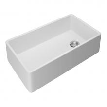 Rohl AL3620AF100 - Allia™ 36'' Fireclay Single Bowl Farmhouse Apron Front Kitchen Sink