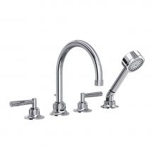 Rohl MB06D4LMAPC - Graceline® 4-Hole Deck Mount Tub Filler