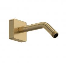 Rohl 1442/6AG - 7'' Reach Wall Mount Shower Arm With Square Escutcheon