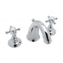 Rohl A2108XMAPC-2 - San Julio®  C-Spout Widespread Lavatory Faucet