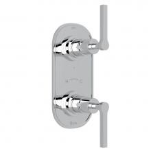 Rohl A4264LMAPC - Lombardia® 1/2'' Thermostatic Trim with Diverter