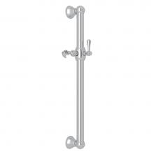 Rohl 1271APC - 24'' Grab Bar With Sliding Handshower Holder