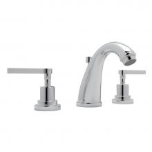 Rohl A1208LMAPC-2 - Lombardia® Widespread Lavatory Faucet With C-Spout