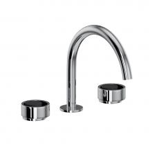 Rohl EC08D3IWPCB - Eclissi™ Widespread Lavatory Faucet With C-Spout