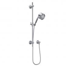 Rohl MB2046APC - Handshower Set With 24'' Slide Bar and 5-Function Handshower