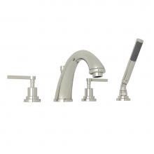 Rohl A1264LMAPC - Lombardia® 4-Hole Deck Mount Tub Filler