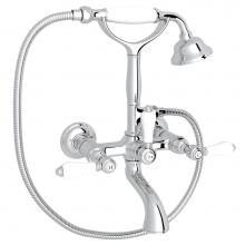 Rohl A1401LPAPC - Exposed Wall Mount Tub Filler