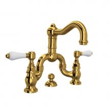 Rohl A1419LPULB-2 - Acqui® Bridge Lavatory Faucet