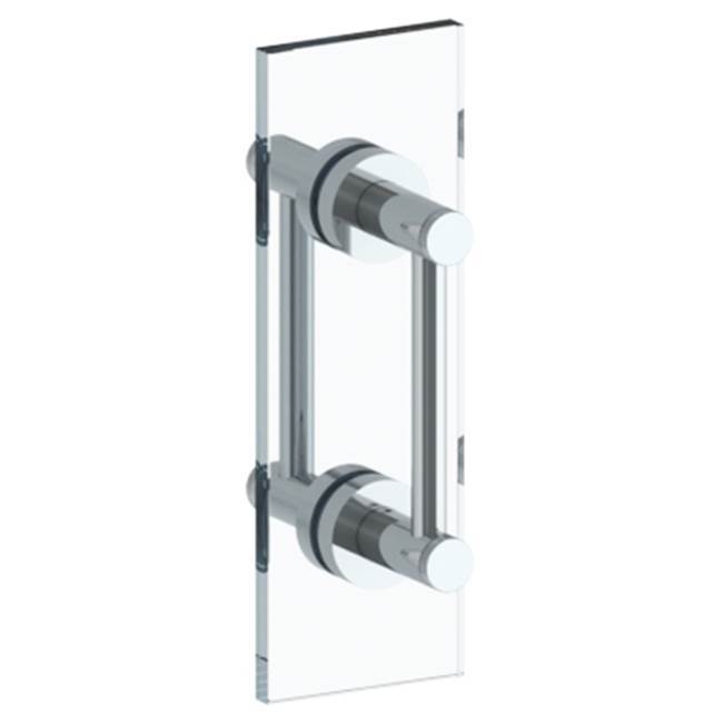 Sutton 18'' double shower door pull/ glass mount towel bar