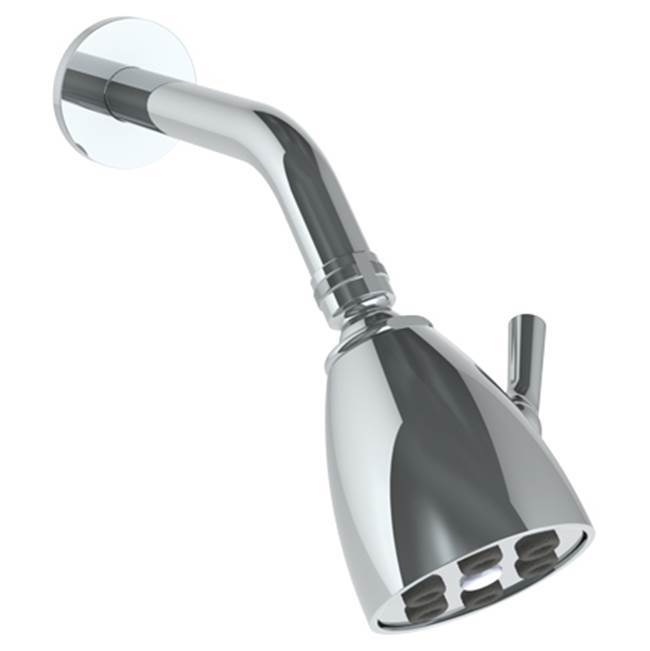 Wall Mounted Showerhead, 2-3/4''dia, with 6'' Arm and Flange