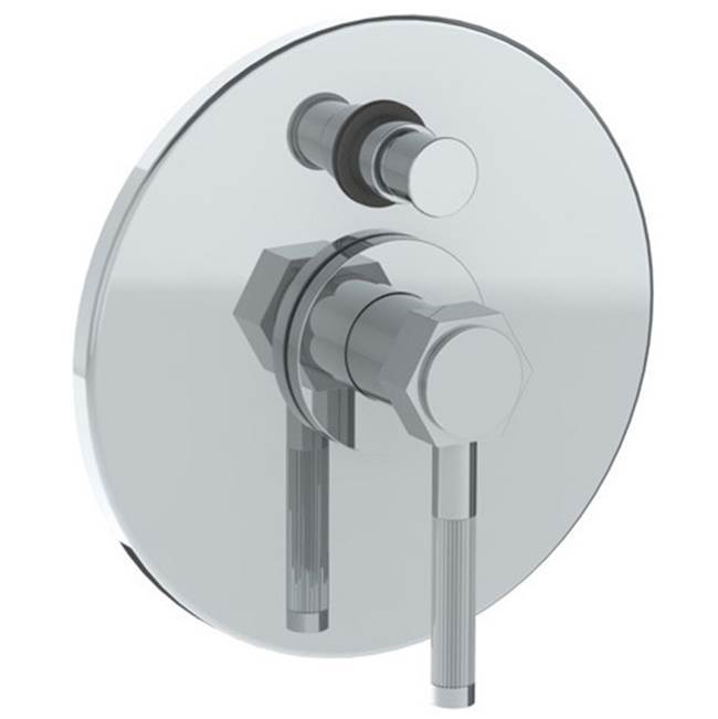 Wall Mounted Pressure Balance Shower Trim with Diverter, 7'' dia.