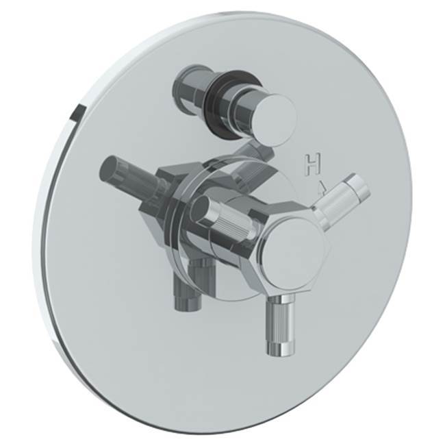 Wall Mounted Pressure Balance Shower Trim with Diverter, 7'' dia.