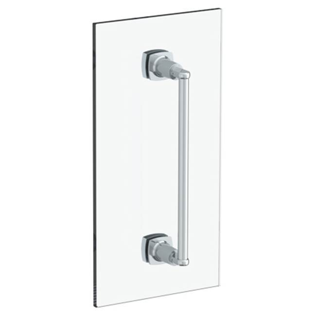 H-Line 18'' shower door pull/ glass mount towel bar