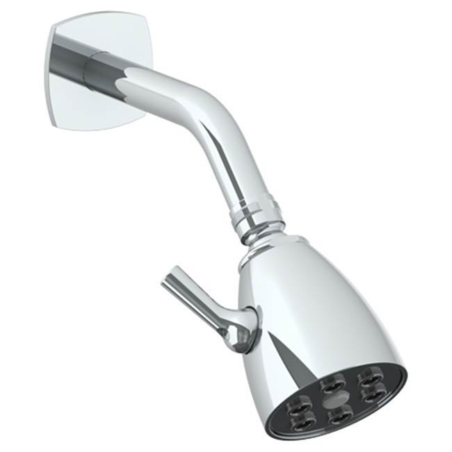 Wall Mounted Showerhead, 2-3/4'' dia with 6'' Arm and Flange