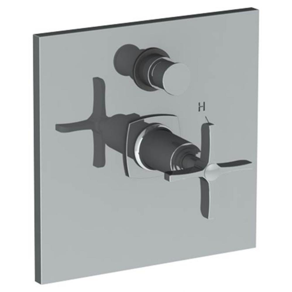 Wall Mounted Pressure Balance Shower Trim with Diverter, 7''