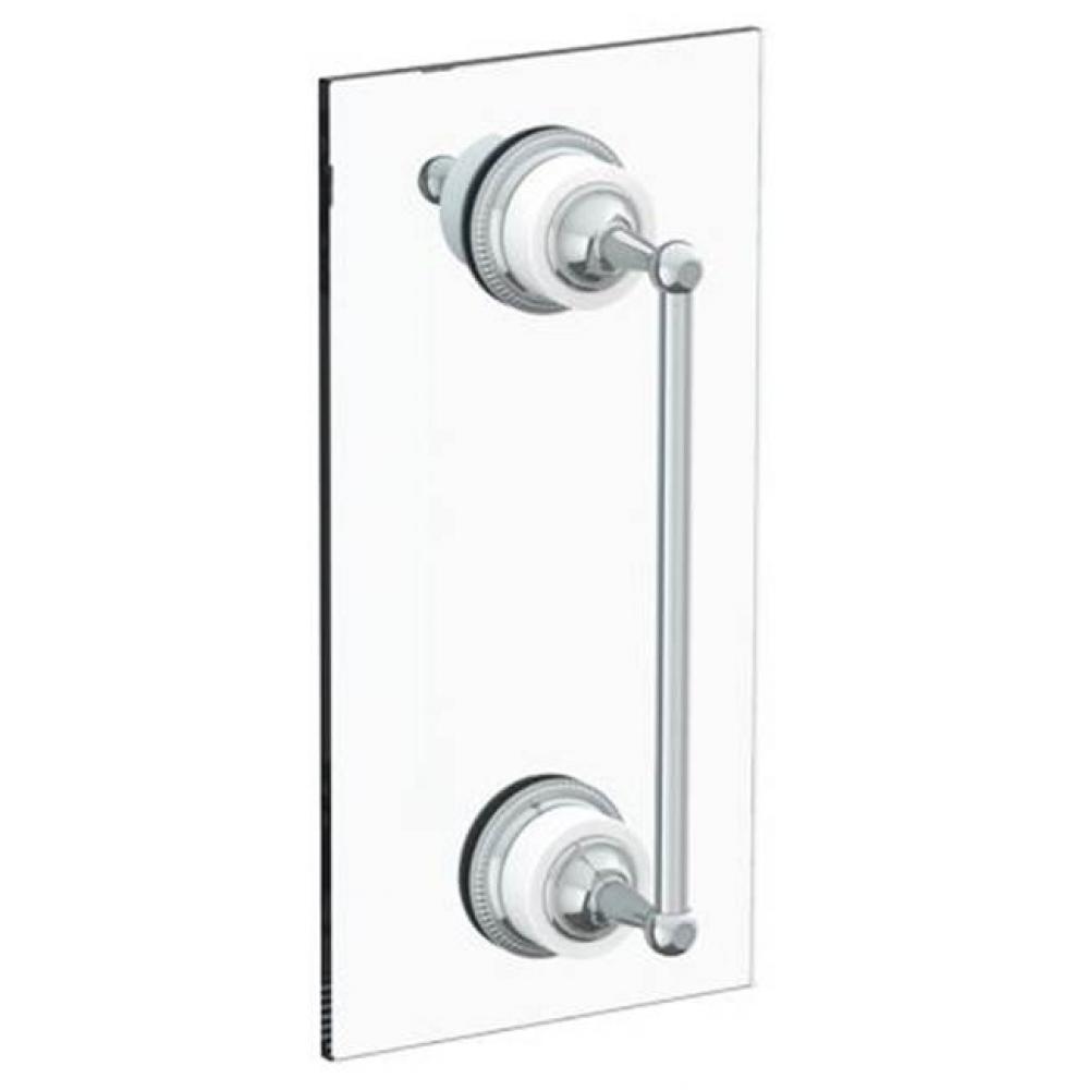 Venetian 18'' shower door pull with knob/ glass mount towel bar with hook