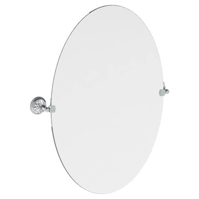 Wall Mounted 24'' x 36'' Oval Pivot Mirror