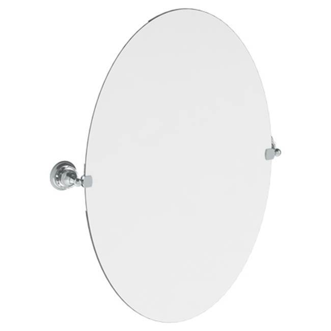 Wall Mounted 24'' x 36'' Oval Pivot Mirror