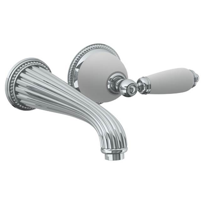 Wall Mounted 2 Hole Lavatory Set with 8 1/4'' CTC Spout