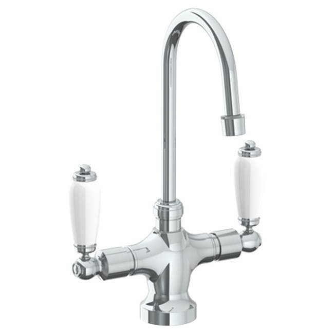 Deck Mounted 1 Hole Kitchen Faucet with 4 1/2'' spout