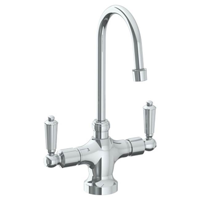 Deck Mounted 1 Hole Kitchen Faucet with 4 1/2'' spout