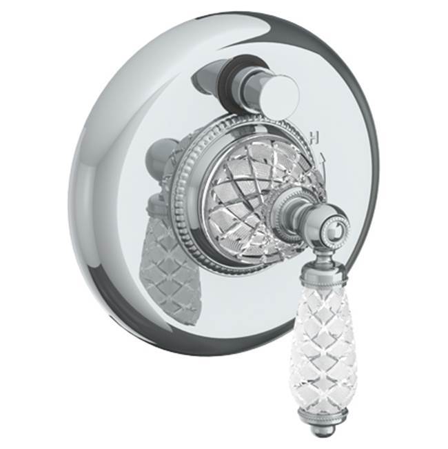 Wall Mounted Pressure Balance Shower Trim with Diverter, 7'' dia.