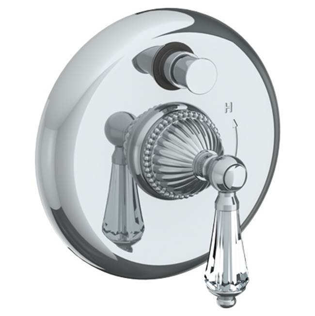 Wall Mounted Pressure Balance Shower Trim with Diverter, 7'' dia.