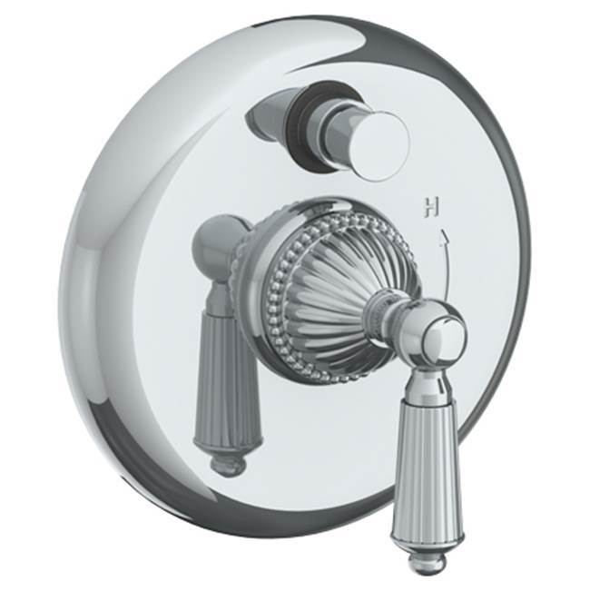 Wall Mounted Pressure Balance Shower Trim with Diverter, 7'' dia.