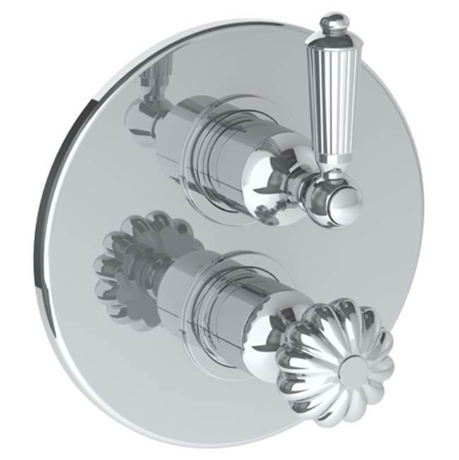 Wall Mounted Thermostatic Shower Trim with built-in control, 7 1/2''