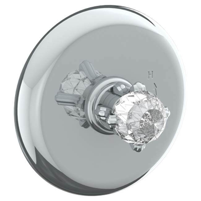 Wall Mounted Pressure Balance Shower Trim, 7'' dia.