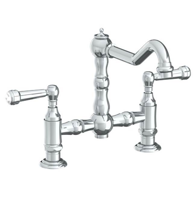 Deck Mounted Bridge Kitchen Faucet