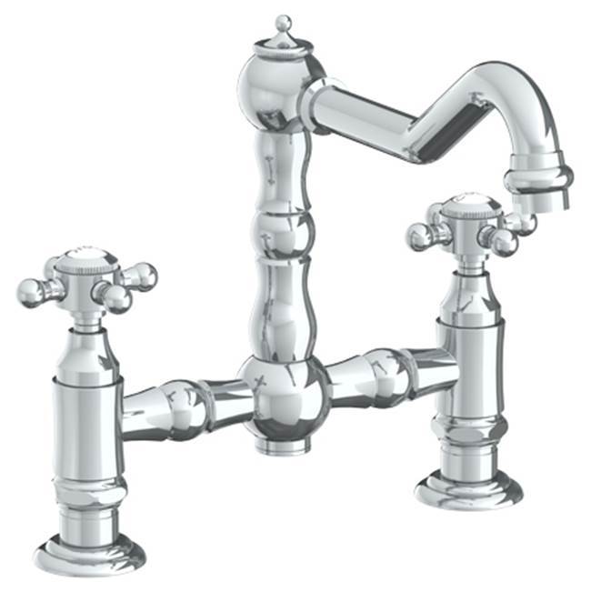 Deck Mounted Bridge Kitchen Faucet