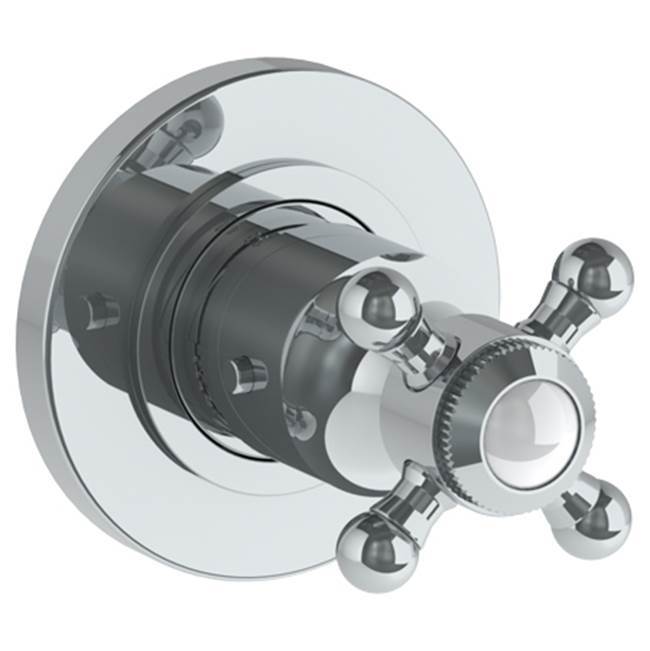 Wall Mounted Mini Thermostatic Shower Trim, 3 1/2'' dia.