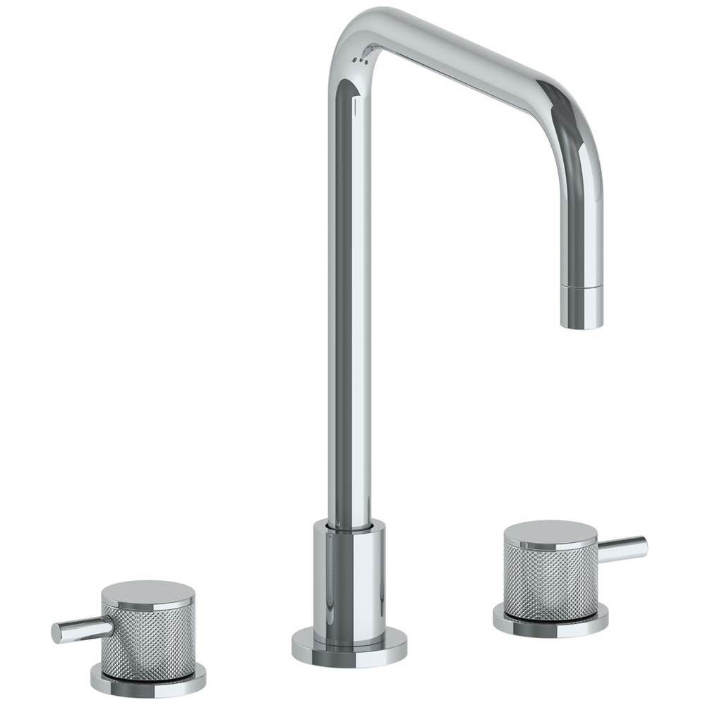 Deck Mounted 3 Hole Square Top Kitchen Faucet