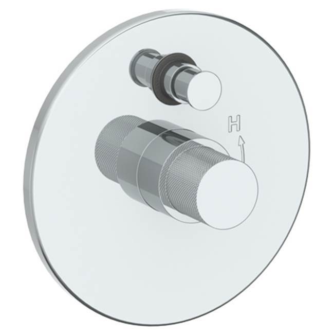 Wall Mounted Pressure Balance Shower Trim with Diverter, 7'' dia.