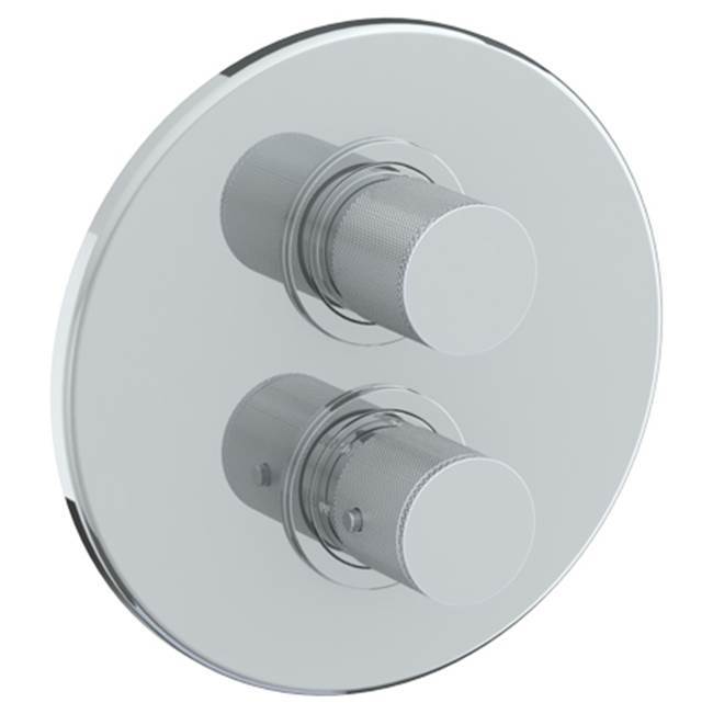 Wall Mounted Thermostatic Shower Trim with built-in control, 7 1/2'' dia.