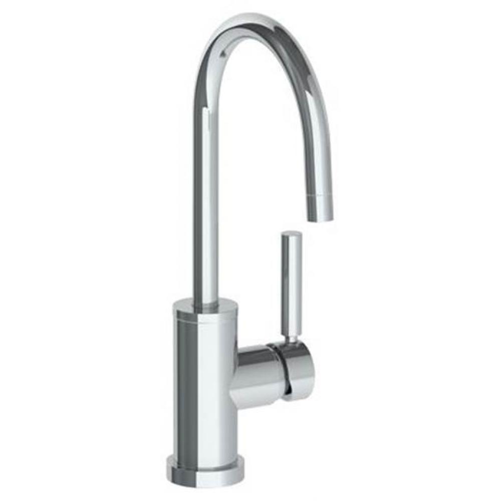 Deck Mounted Monoblock Gooseneck Lavatory Mixer