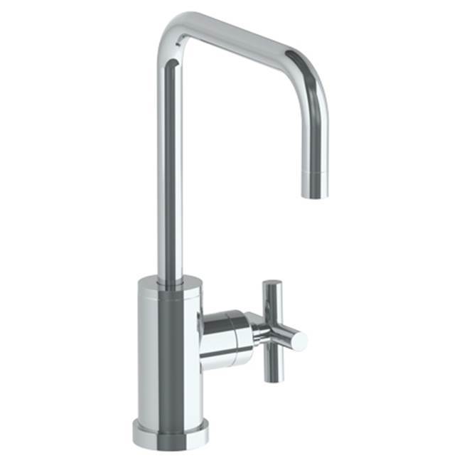 Deck Mounted 1 Hole Square Top Kitchen Faucet