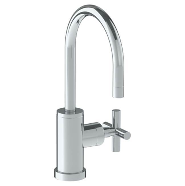 Deck Mounted 1 Hole Gooseneck Bar Faucet