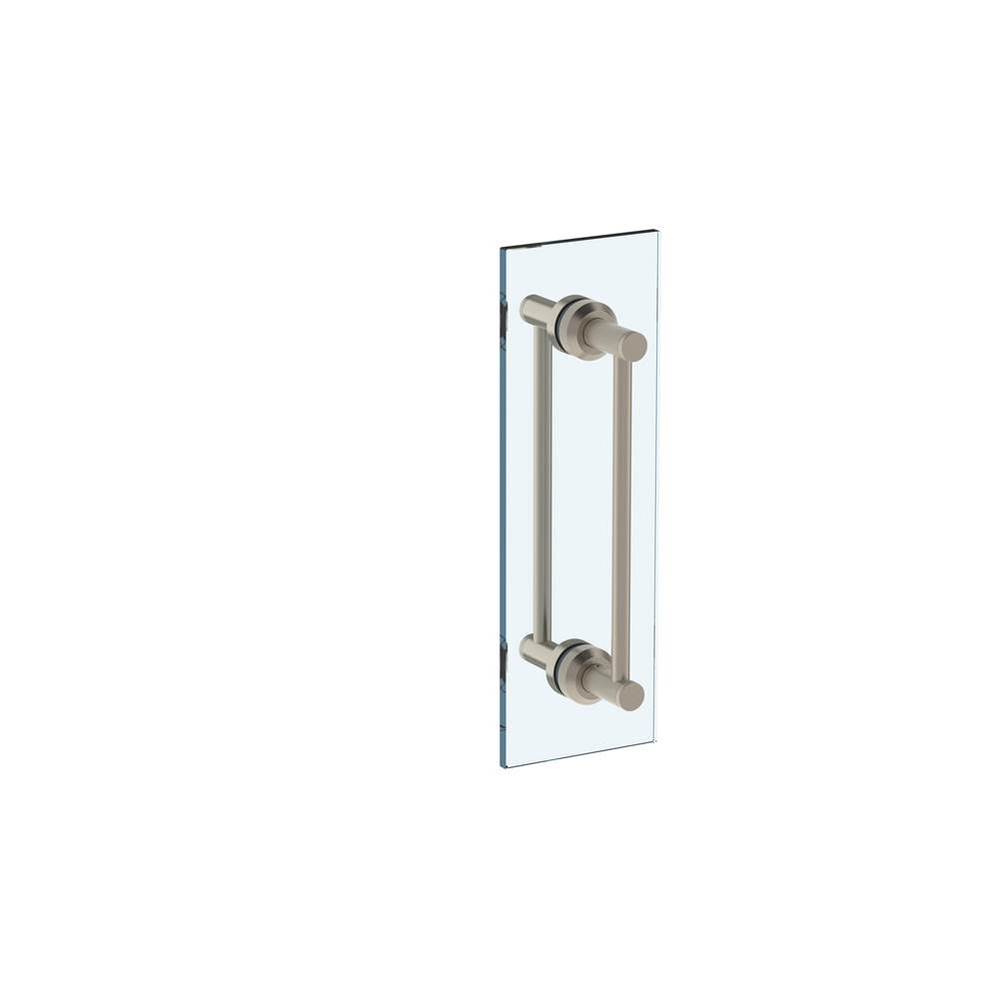 Urbane 18'' double shower door pull/ glass mount towel bar