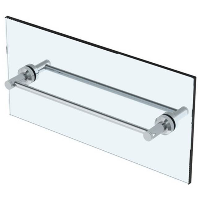 Urbane 6'' Double Shower Door Pull / Glass Mount Towel Bar