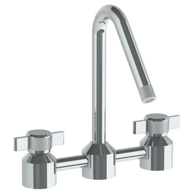 Deck Mounted Bridge Kitchen Faucet