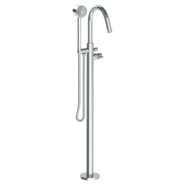 Single Hole Floor Standing Bath Set with Hand Shower