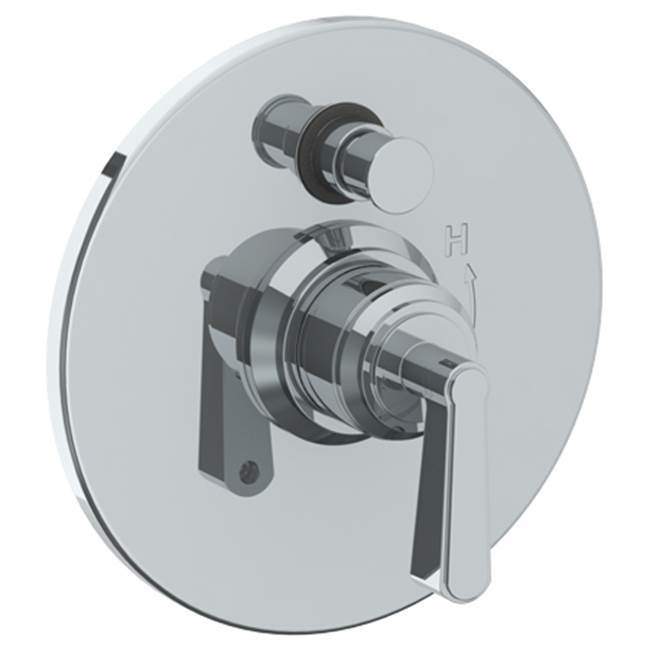 Wall Mounted Pressure Balance Shower Trim with Diverter, 7'' dia.