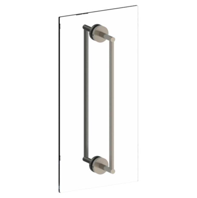 Brooklyn 18'' double shower door pull/ glass mount towel bar